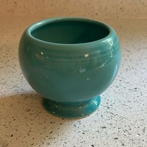 Fiestaware individual sugar bowl in turquoise